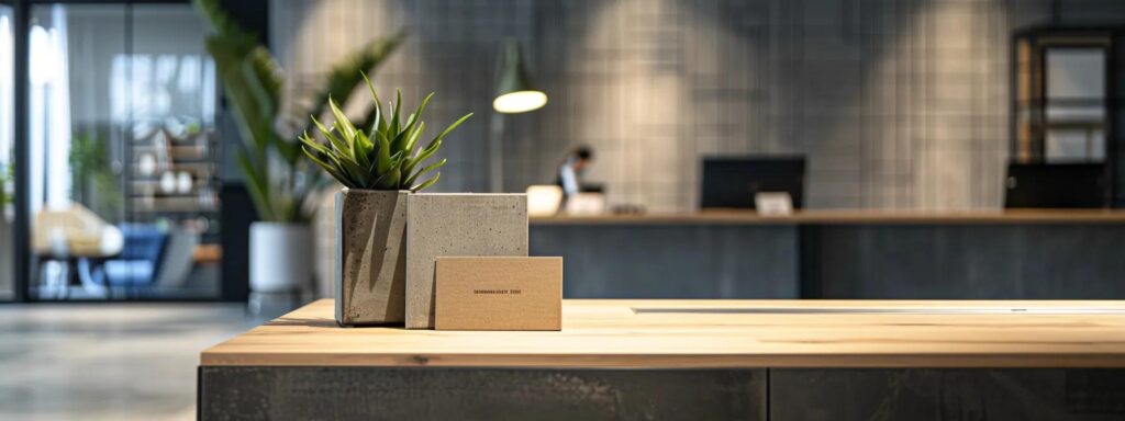 Disadvantages of Treated Lumber Compared to Composite Options 3 a sleek, modern office setting featuring a prominently displayed, high-end composite material sample alongside a distressed price tag, under dramatic lighting to emphasize the contrast between its aesthetic appeal and higher costs.